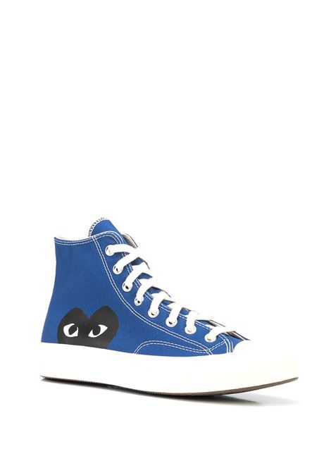 sneakers play unisex blu in tessuto COMME DES GARÇONS PLAY X CONVERSE | P1K1222